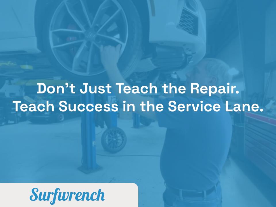 Teach Success in the Service Lane